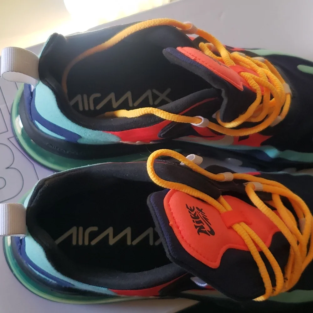 Nike Air Max 270 React Customized Sneakers Size 6.5 - Picture 8 of 14